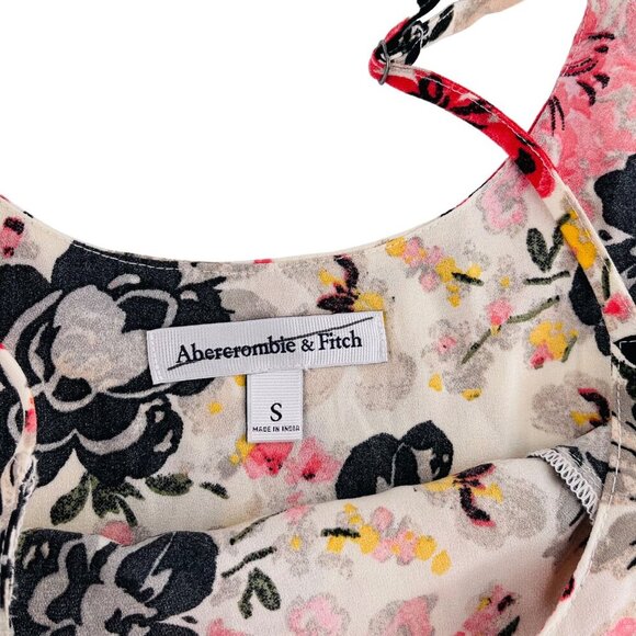 Abercrombie & Fitch Floral Print Sleeveless Dress S Polyester/Elastane - Picture 5 of 6